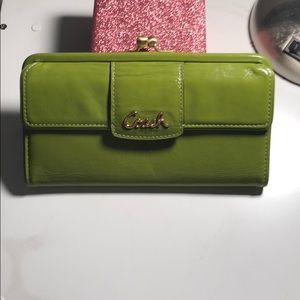 Coach Green Wallet